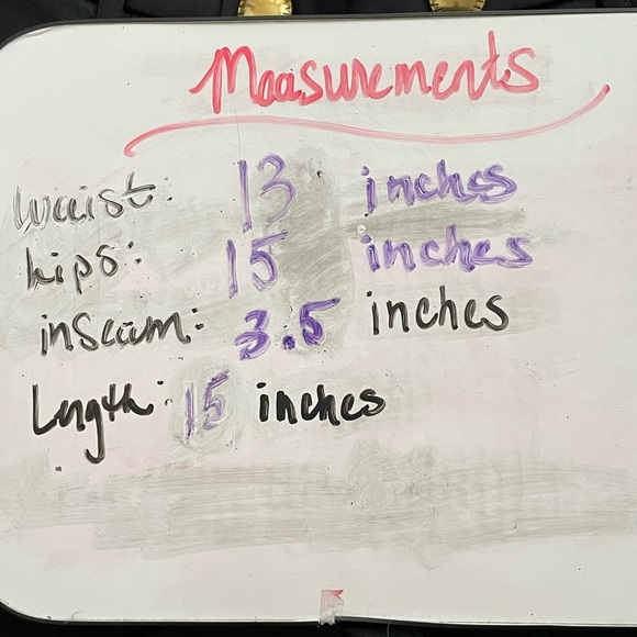 Balboa High Wait Black Shorts with Gold Buttons and Pockets - Size Small - Picture 4 of 4